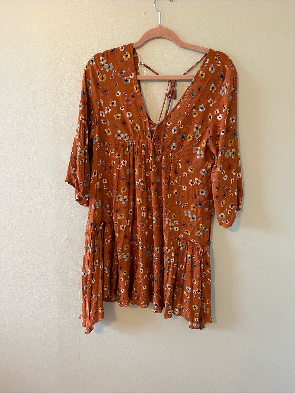 Impressions Autumn And Apple Cider Floral Shift Dress"